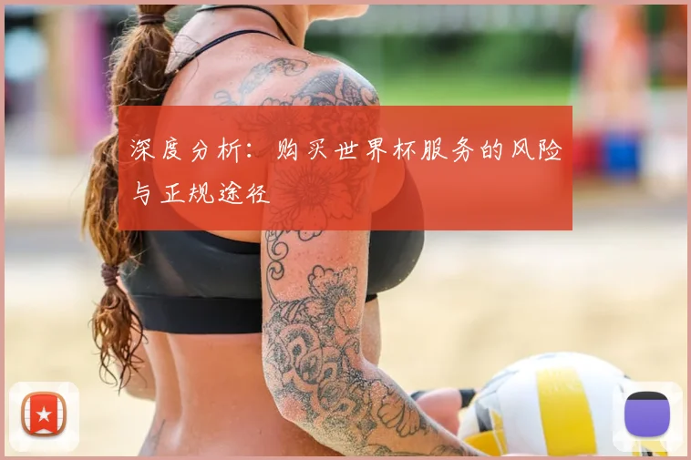 深度分析:购买世界杯服务的风险与正规途径