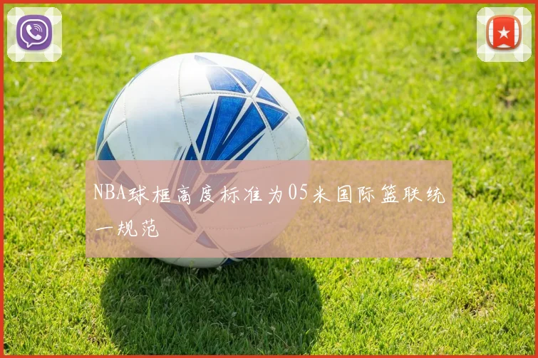NBA球框高度标准为05米国际篮联统一规范